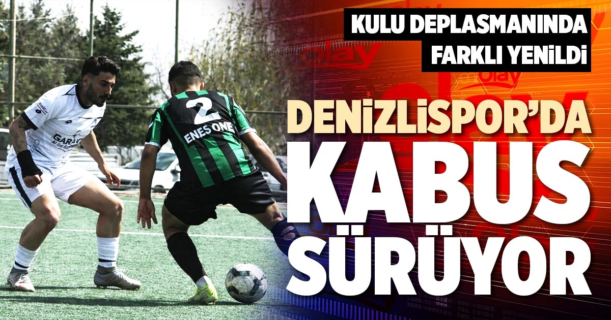 Denizlispor’un Yenilgi Serisi Devam Ediyor