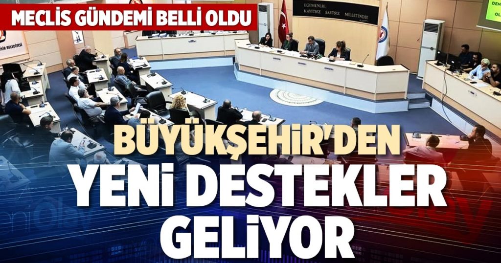 BÜYÜKŞEHİR’DEN YENİ DESTEKLER GELİYOR