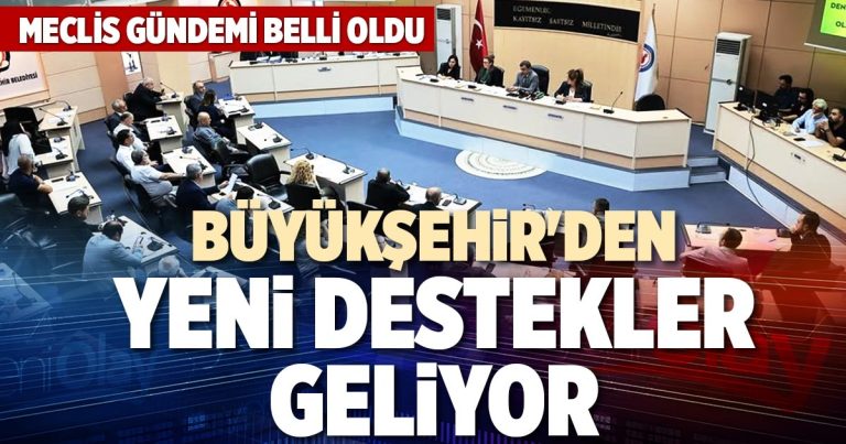 BÜYÜKŞEHİR’DEN YENİ DESTEKLER GELİYOR