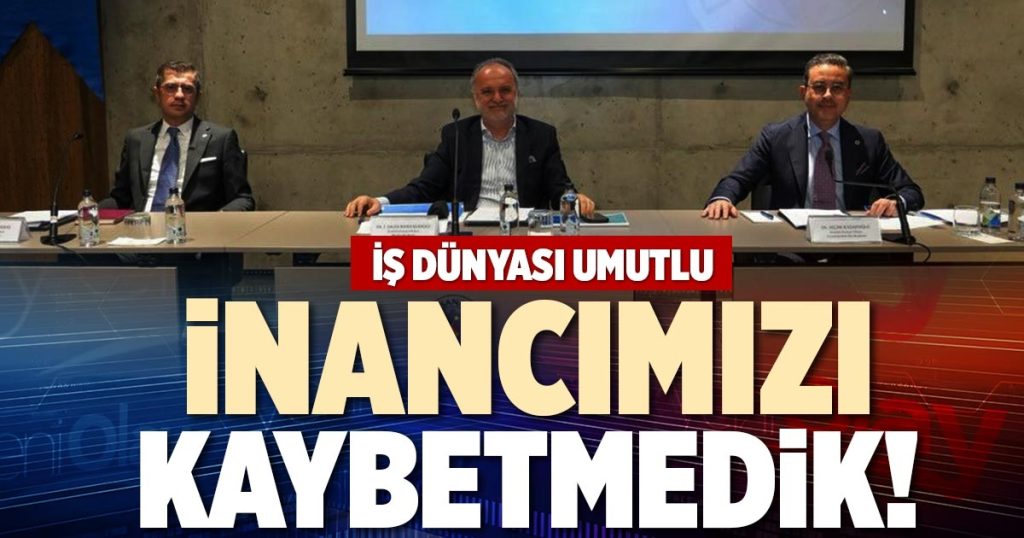 İNANCIMIZI KAYBETMEDİK!