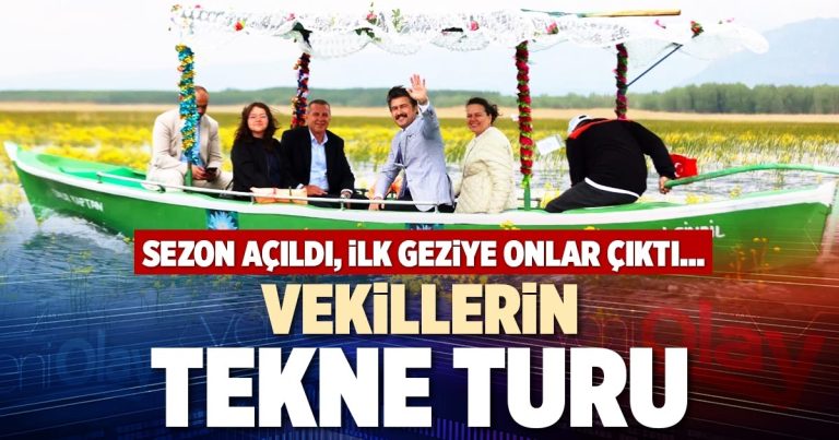 VEKİLLERİN TEKNE TURU